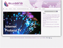 Tablet Screenshot of blusensnetworks.com